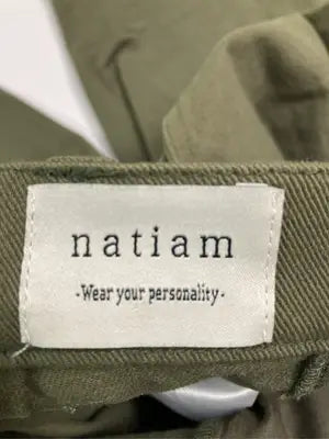natiam/ナティム/チノパンツ/パンツ/カーキ/XS