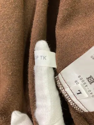 THE SHOP TK/ザショップティーケー/シャツ/ブラウス/トップス/ブラウン/L