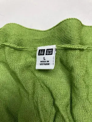 UNIQLO/ユニクロ/カーディガン/ボレロ/トップス/グリーン/L