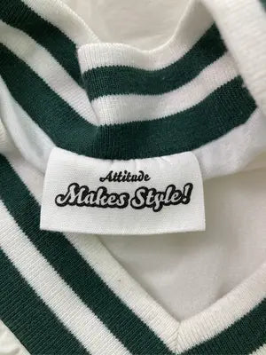 Attitude makes style!/アティチュードメイクススタイル/ナイロンジャケット/ジャケット/アウター/ホワイト/F