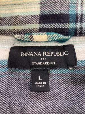 BANANA REPUBLIC/バナナリパブリック/シャツ/ブラウス/トップス/グレー/L