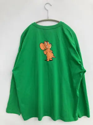 TOM and JERRY/トムアンドジェリー/Tシャツ/カットソー/トップス/グリーン/M