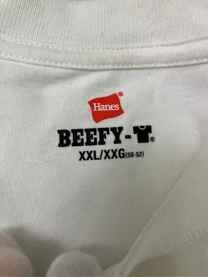 Hanes/ヘインズ/Tシャツ/カットソー/トップス/ホワイト/XXL