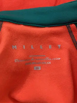 MILLET/ミレー/ジャージ/トラックジャケット/トップス/オレンジ/90