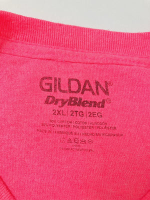 GILDAN/ギルダン/Tシャツ/カットソー/トップス/ピンク/2XL