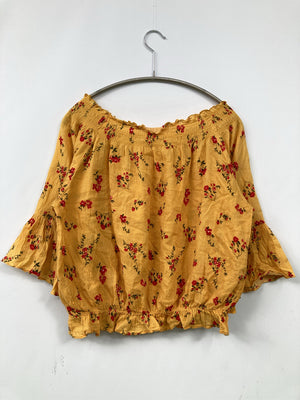 Dukkah/ドゥッカ/シャツ/ブラウス/トップス/イエロー/L