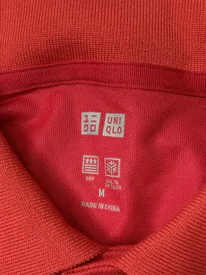 UNIQLO/ユニクロ/ポロシャツ/トップス/レッド/M