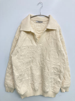 EKCOOKIES/ニット/セーター/トップス/ホワイト/L