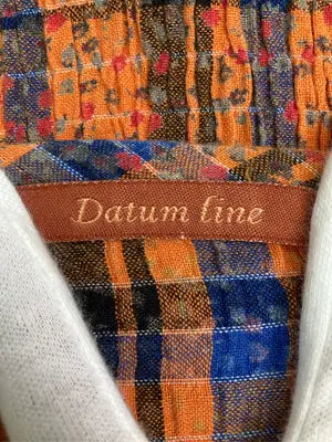 Datum line/ノースリーブ/トップス/オレンジ/4