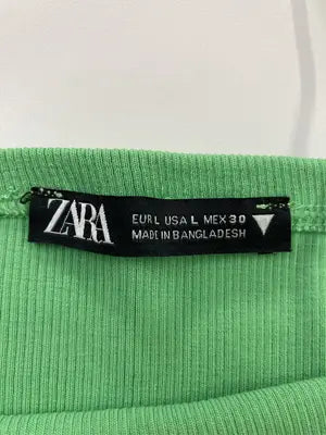 ZARA/ザラ/キャミソール/トップス/グリーン/USA L