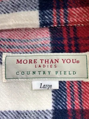 MORE THAN YOU/シャツ/ブラウス/トップス/レッド/Large