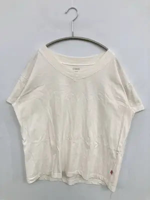 coen/コーエン/Tシャツ/カットソー/トップス/ホワイト/MEDIUM