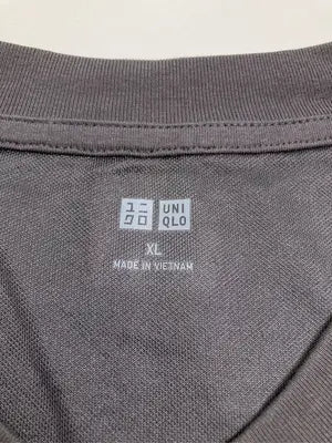 UNIQLO/ユニクロ/Tシャツ/カットソー/トップス/グレー/XL