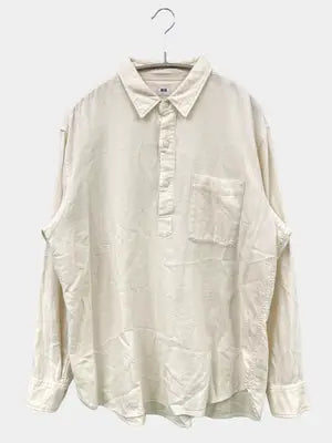 UNIQLO/ユニクロ/シャツ/ブラウス/トップス/アイボリー/L