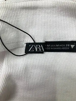 ZARA/ザラ/Tシャツ/カットソー/トップス/ホワイト/USA M