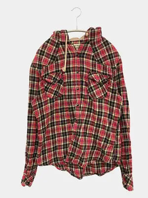 FLASH REPORT/フラッシュリポート/パーカー/トップス/レッド/XL