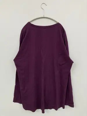 Tシャツ/カットソー/トップス/パープル/3L