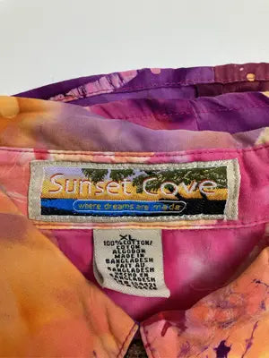 Sunset Cove/シャツ/ブラウス/トップス/オレンジ/XL