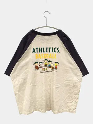 PEANUTS/ピーナッツ/Tシャツ/カットソー/トップス/アイボリー/F