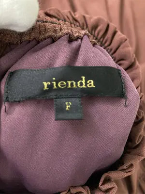 rienda/リエンダ/ワンピース/ワンピース/ドレス/ブラウン/F