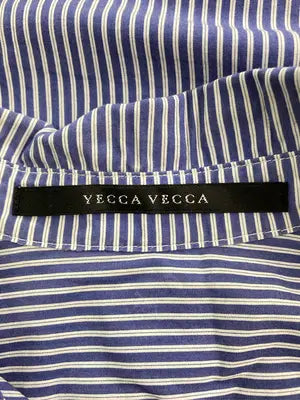 YECCA VECCA/イェッカヴェッカ/シャツワンピース/ワンピース/ドレス/ブルー/F