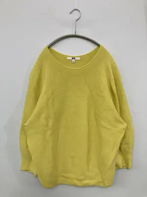 UNIQLO/ユニクロ/Tシャツ/カットソー/トップス/イエロー/L