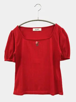 dazzlin/ダズリン/Tシャツ/カットソー/トップス/レッド/F