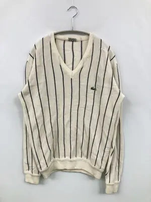 CHEMISE LACOSTE/シュミーズラコステ/ニット/セーター/トップス/アイボリー/XL