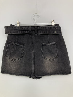 Fashion jeans/ファッションジーンズ/デニムスカート/スカート/ブラック/S