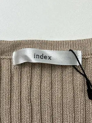 index/インデックス/ニット/セーター/トップス/ベージュ/L