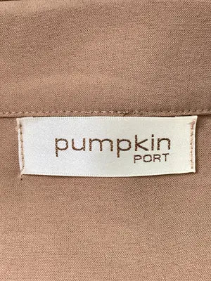 pumpkin port/パンプキンポート/シャツワンピース/ワンピース/ドレス/ブラウン/M