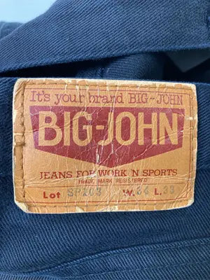 BIG JOHN/ビッグジョン/デニムパンツ/パンツ/ブラック/W34 L33