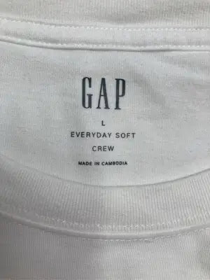 GAP/ギャップ/Tシャツ/カットソー/トップス/ホワイト/L