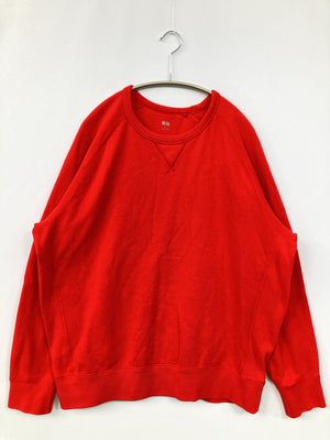 UNIQLO/ユニクロ/スウェット/トップス/レッド/XL