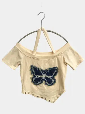 Tシャツ/カットソー/トップス/アイボリー/F