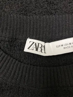 ZARA/ザラ/ニット/セーター/トップス/ブラック/M