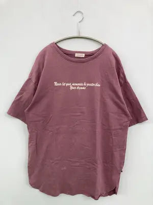 ECO LATCH/Tシャツ/カットソー/トップス/パープル/M