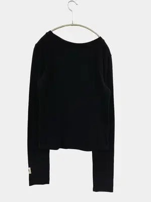 WEIZHE YC/Tシャツ/カットソー/トップス/ブラック/M