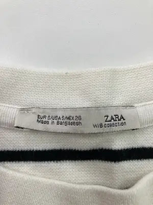 ZARA/ザラ/Tシャツ/カットソー/トップス/ホワイト/S