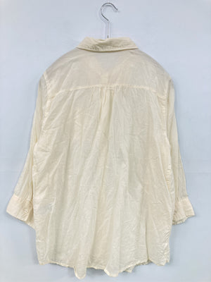 Shinetie/シャツ/ブラウス/トップス/アイボリー/L