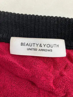 BEAUTY&YOUTH/ビューティーアンドユース/ニット/セーター/トップス/レッド
