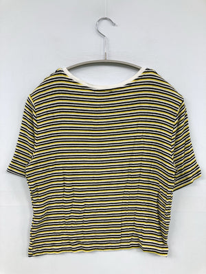 ZARA/ザラ/Tシャツ/カットソー/トップス/イエロー/L