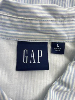 GAP/ギャップ/シャツワンピース/ワンピース/ドレス/スカイブルー/L