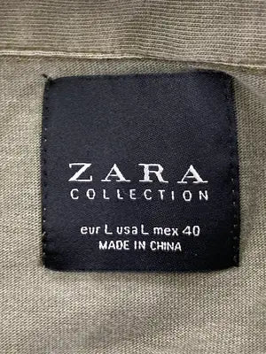 ZARA/ザラ/シャツ/ブラウス/トップス/カーキ/L