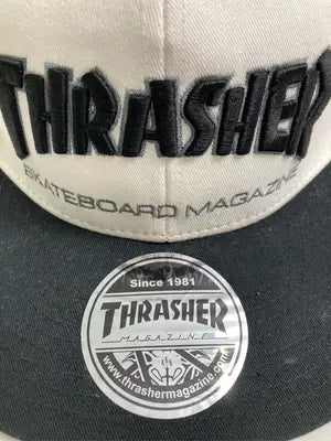 THRASHER/スラッシャー/キャップ/帽子/ホワイト/57-59cm（フリー）