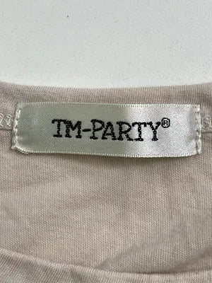 TM-PARTY/ティーエムパーティー/Tシャツ/カットソー/トップス/ベージュ/M