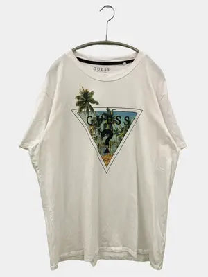 GUESS/ゲス/Tシャツ/カットソー/トップス/ホワイト/XL