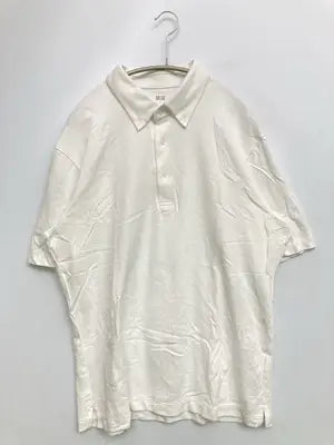UNIQLO/ユニクロ/ポロシャツ/トップス/ホワイト/L