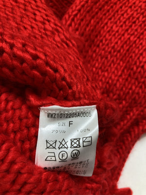 W.W.G/フーズフーギャラリー/ニット/セーター/トップス/レッド/F