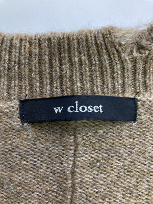 w closet/ダブルクローゼット/ニット/セーター/トップス/ブラウン/F